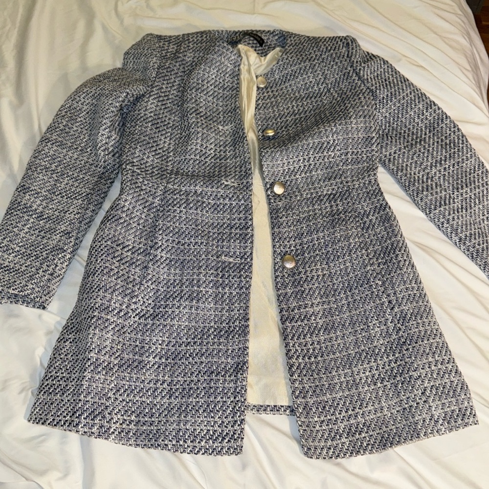 Long structured blazer